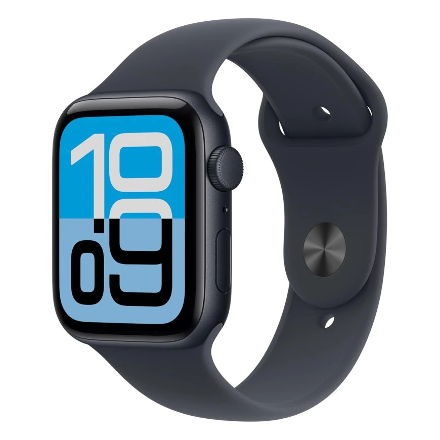 Apple Watch SE 3e génération 2025 - Bracelet Sport Minuit (MEHQ4AF/A)