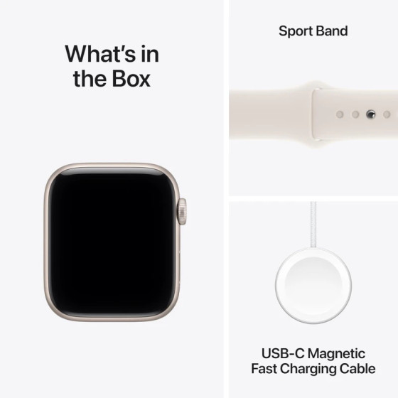 Apple Watch SE 3 GPS 40mm Starlight S/M (MEH34AF/A)