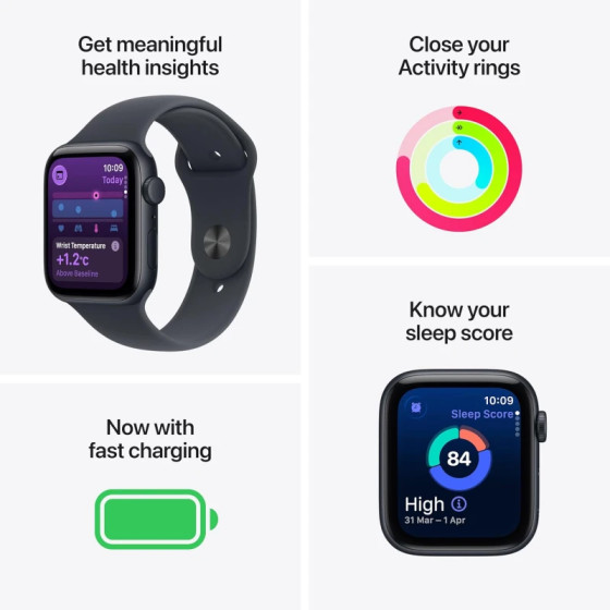 Apple Watch SE 3 GPS 40mm Starlight S/M (MEH34AF/A)