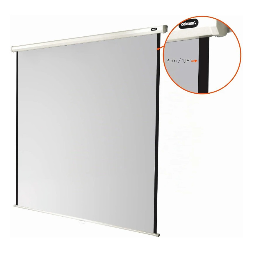 Écran de projection Motorisé Oray Cineflex Pro 200×200 cm avec télécommande (CF1B1200200)