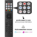 Smart TV Hisense 43" UHD 4K VIDAA - Téléviseur connecté intelligent (HIS43A6Q)
