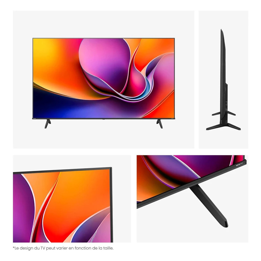 Smart TV Hisense 43" UHD 4K VIDAA - Téléviseur connecté intelligent (HIS43A6Q)