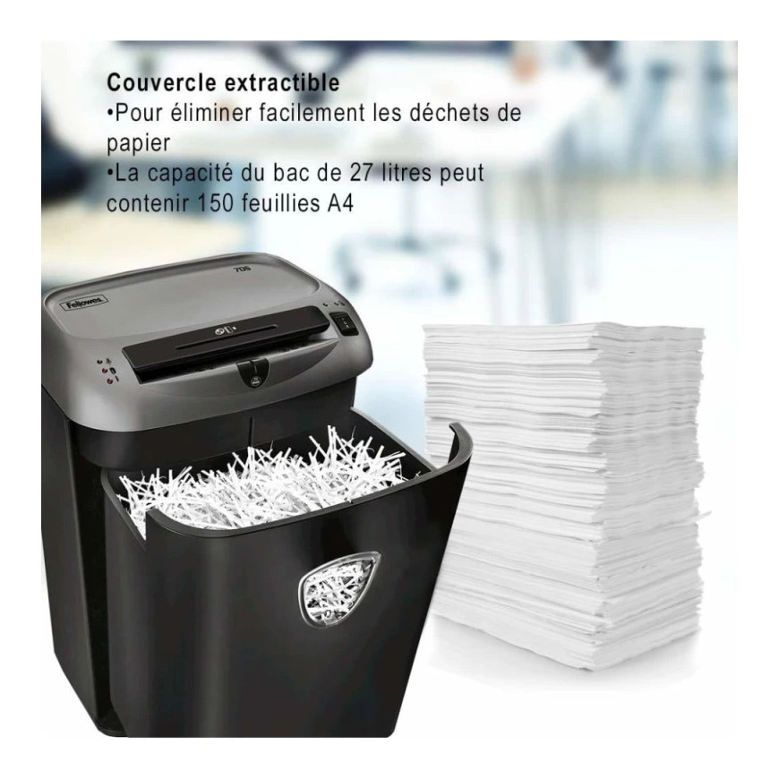 Destructeur de Documents Fellowes 70S Coupe Droite 4671101