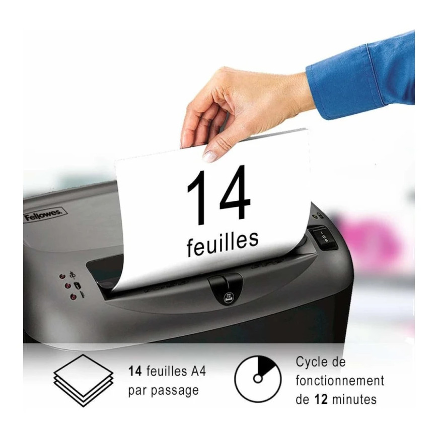 Destructeur de Documents Fellowes 70S Coupe Droite 4671101