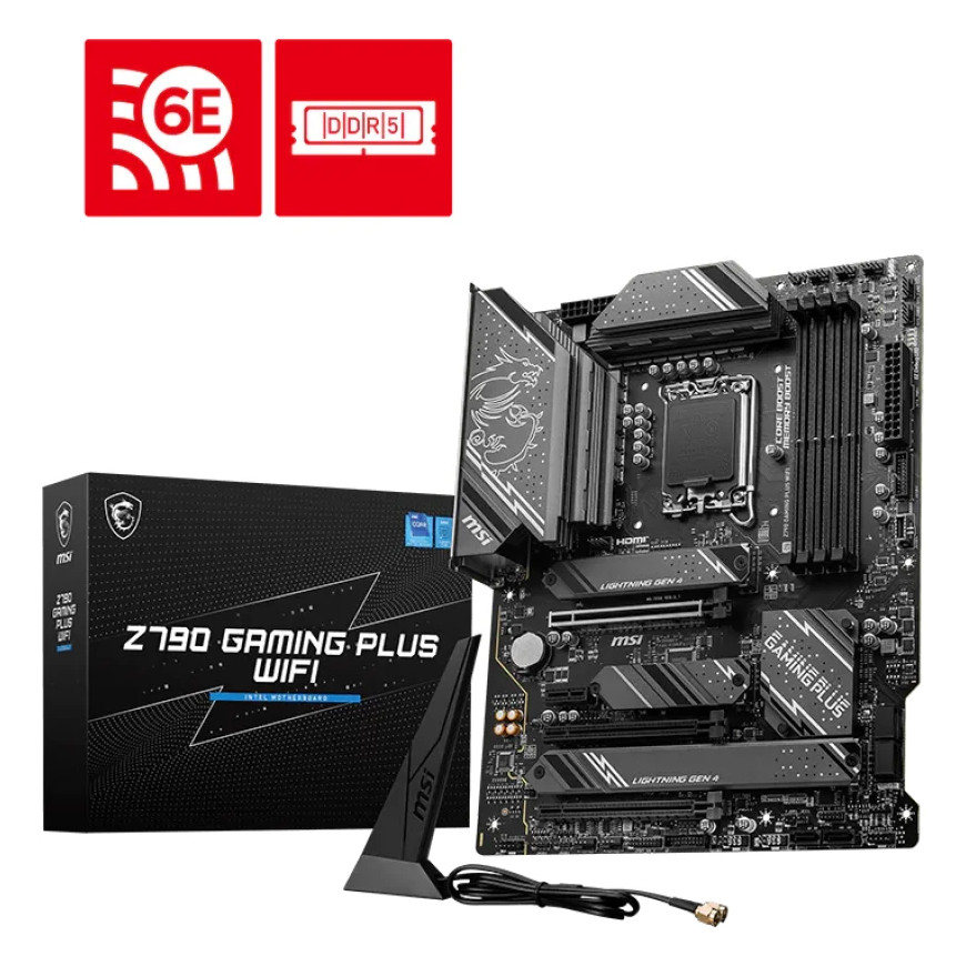 Carte mère MSI Z790 Gaming Plus WiFi - Intel LGA1700 (911-7E06-084)