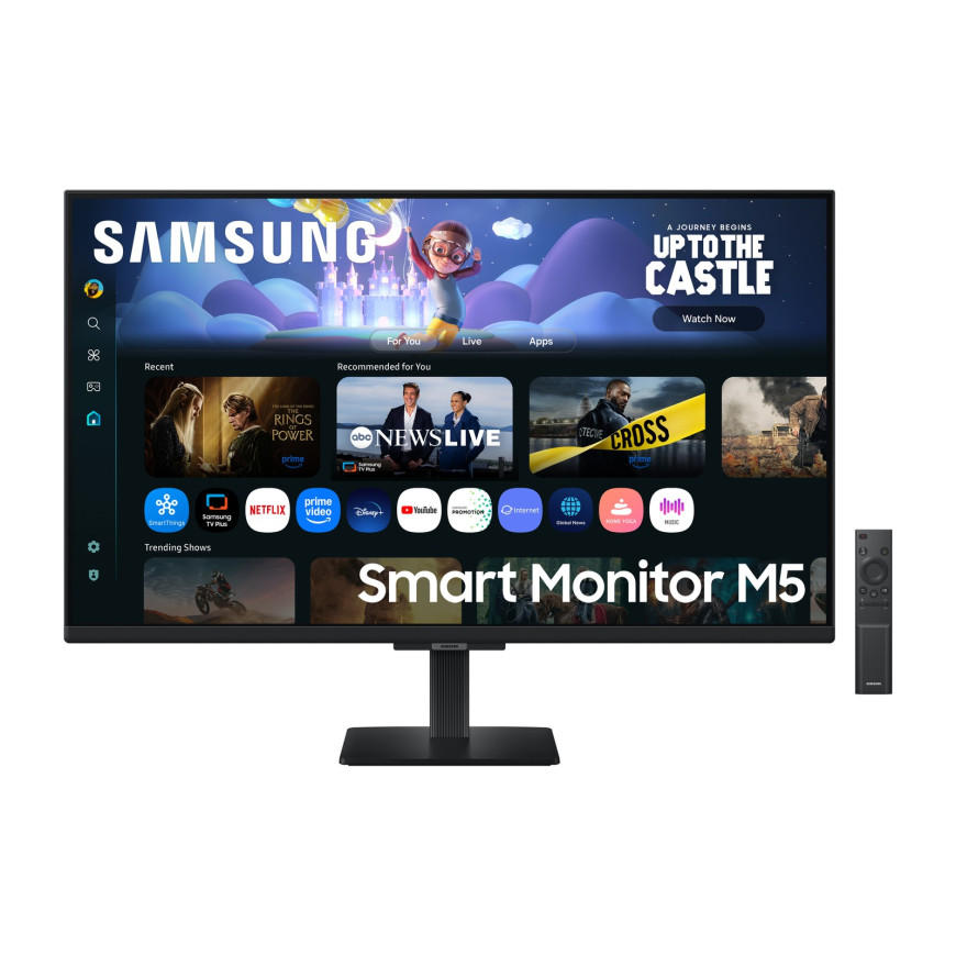 Écran Samsung Smart Série 5 32'' FHD 16:9 60Hz Borderless - Moniteur PC polyvalent (LS32FM500EUXEN)