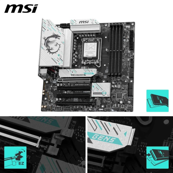Carte mère MSI B860M Gaming Plus WiFi - Intel LGA1851 (911-7E42-003)