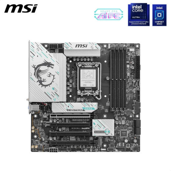 Carte mère MSI B860M Gaming Plus WiFi - Intel LGA1851 (911-7E42-003)