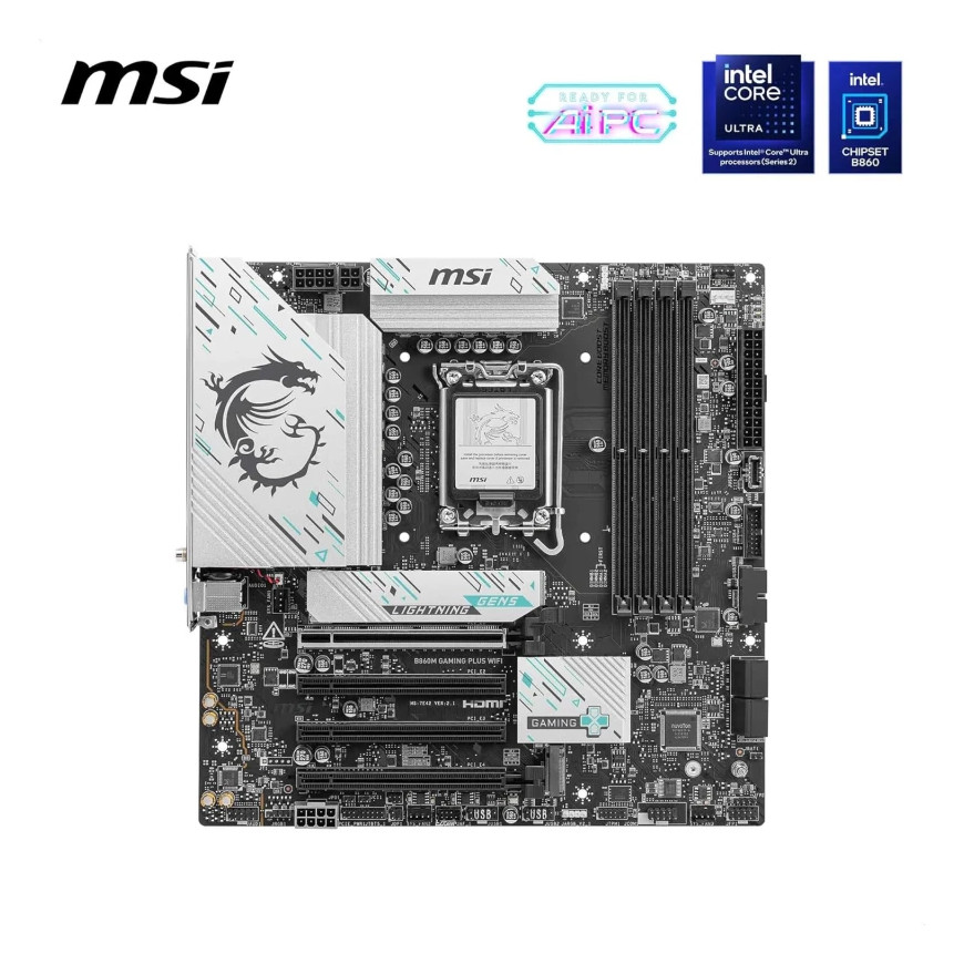 Carte mère MSI B860M Gaming Plus WiFi - Intel LGA1851 (911-7E42-003)