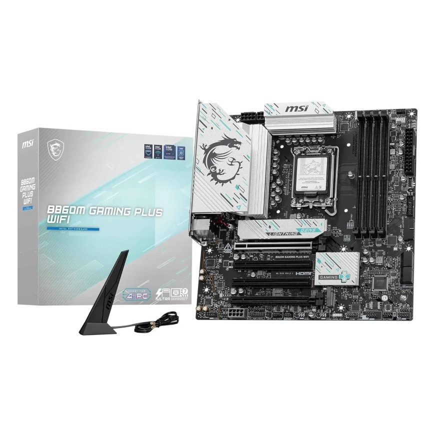 Carte mère MSI B860M Gaming Plus WiFi - Intel LGA1851 (911-7E42-003)