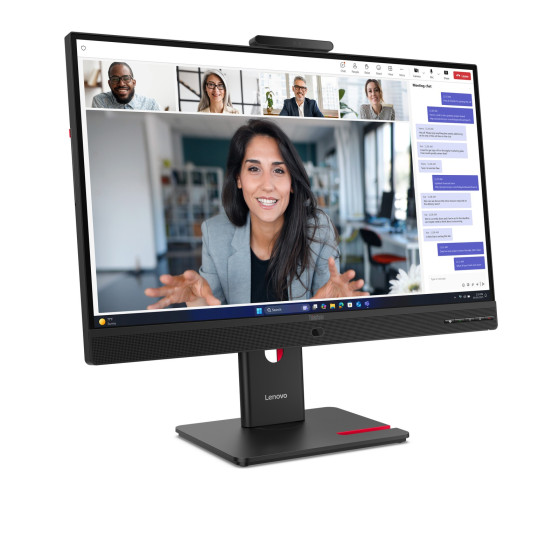 Moniteur Lenovo ThinkVision T24-4v 24" Full HD - Professionnel Webcam Intégrée (64B6MAT1EU)