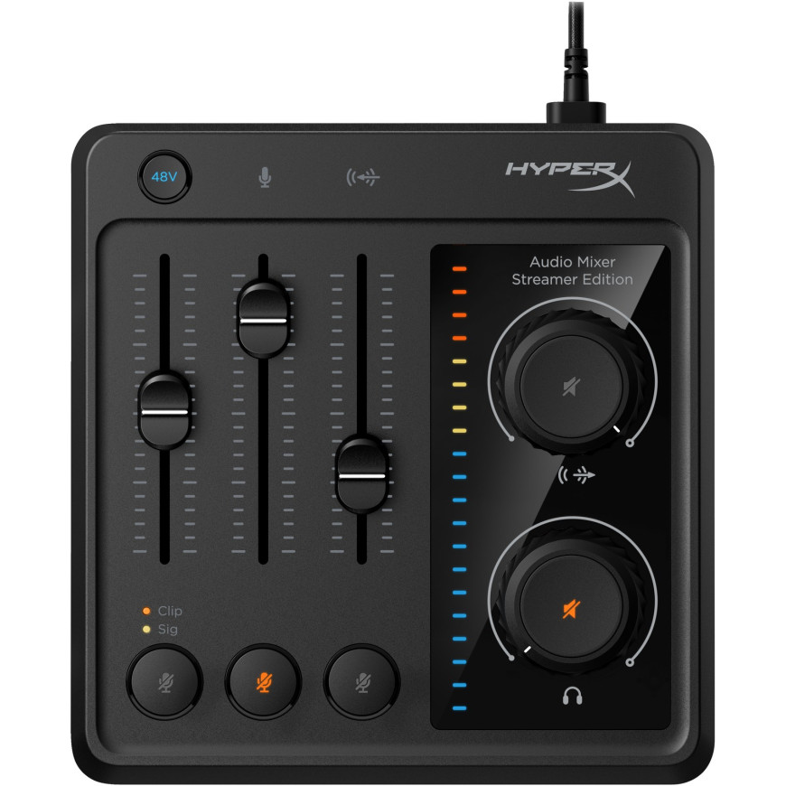 Mélangeur Audio HyperX Audio Mixer pour Streaming et Création (73C12AA)