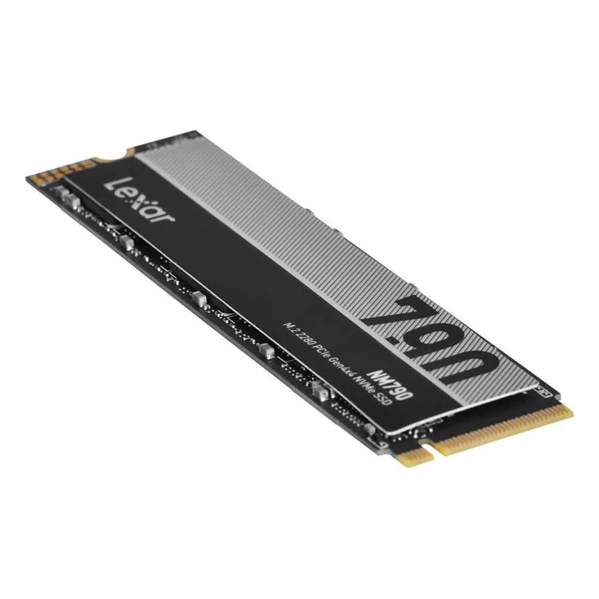 Disque SSD interne LEXAR NM790 1TB M.2 NVMe PCIe Gen4 7400MB/s (LNM790X001T-RNNNG)