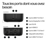 Station d’accueil HP USB-C 100W G6 - Docking Station universel Multiport (9X3V1UT)