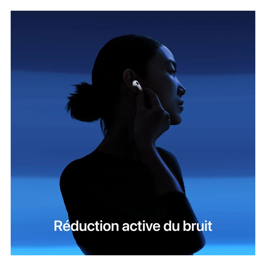 Écouteurs Apple AirPods 4 avec réduction de bruit active (MXP93ZM/A)
