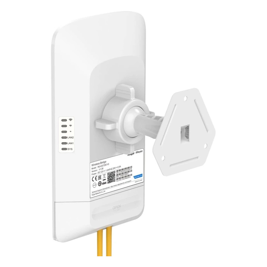 Pont WiFi Reyee RG-EST350G 5GHz 867Mbps - Bridge PTP/PTMP jusqu’à 5 km
