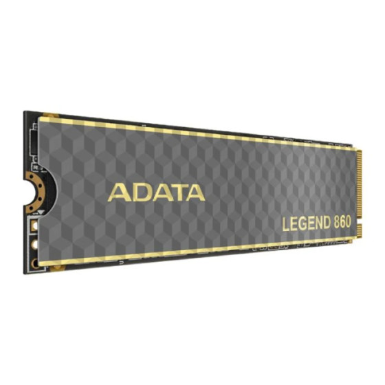 Disque Dur SSD Interne ADATA LEGEND 860 1 To PCIe Gen4 x4 M.2 2280 (SLEG-860-1000GCS)