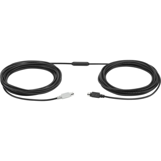 Câble d’extension Logitech GROUP 10m - Accessoire visioconférence officiel (939-001487)