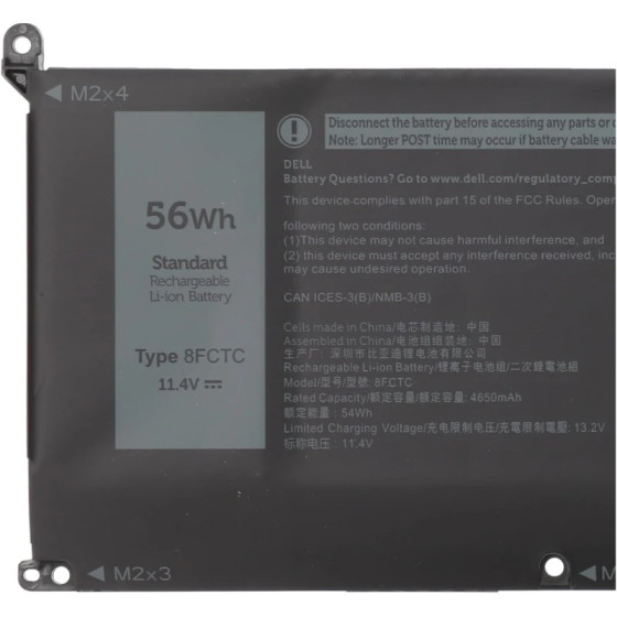 Batterie originale Dell 56Wh pour G15 (P8P1P)