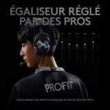 Logitech G Pro X Wireless Lightspeed Casque Gaming - Noir (981-000907)