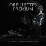 Logitech G Pro X Wireless Lightspeed Casque Gaming - Noir (981-000907)