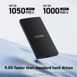 Disque dur portable SSD Lexar SL300 1To USB 3.2 Gen 2 haute vitesse (LSL300001T-RNBNG)