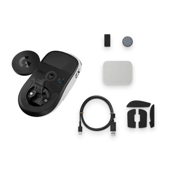 Logitech G Pro X2 Superstrike - Souris sans Fil Gaming (910-007777)