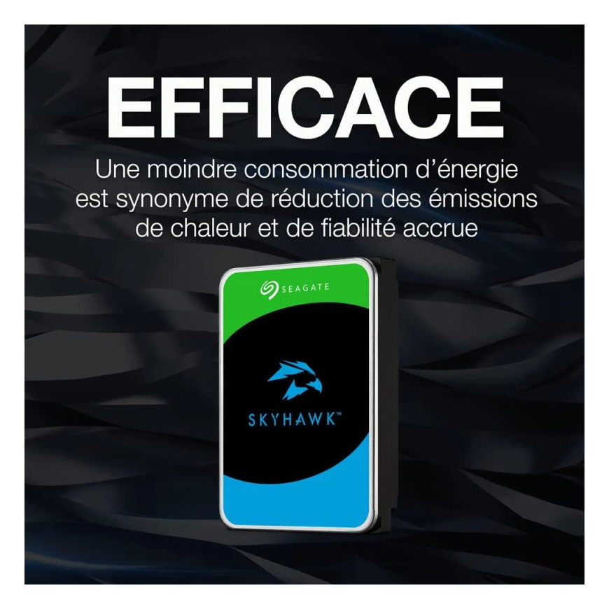 Disque Dur Surveillance Seagate SkyHawk 2To 3.5" (ST2000VX007)