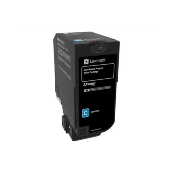 Toner Lexmark CS720, CS/CX725 Cyan - Cartouche Return Program
