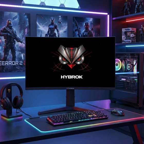 Écran Gamer HYBROK 27" IPS FHD 200Hz (HG27IFL200)