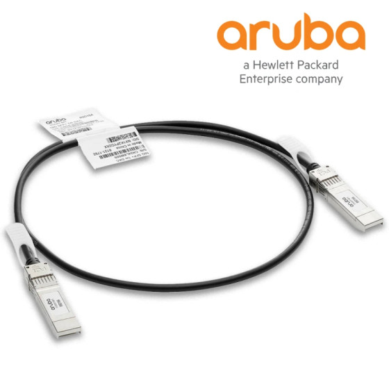 Câble en cuivre à connexion directe HPE Aruba 10G SFP+ vers SFP+ 1mètre (J9281D)