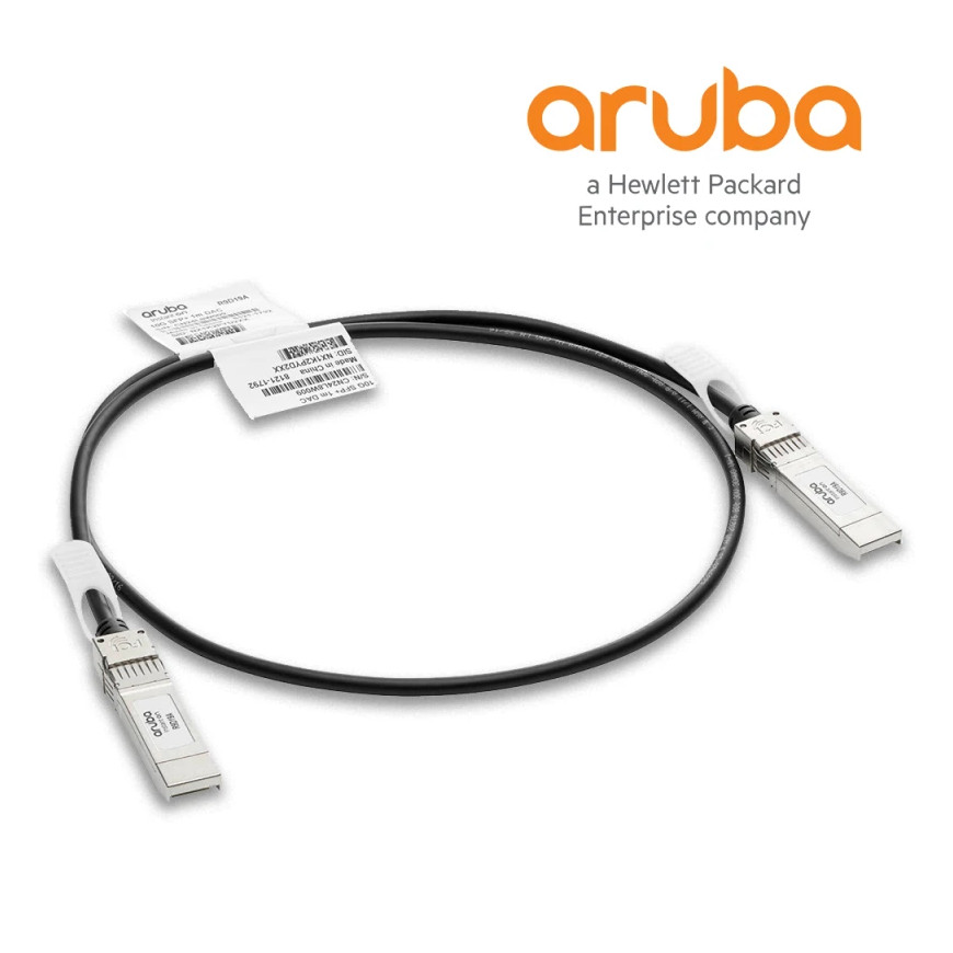 Câble en cuivre à connexion directe HPE Aruba 10G SFP+ vers SFP+ 1mètre (J9281D)