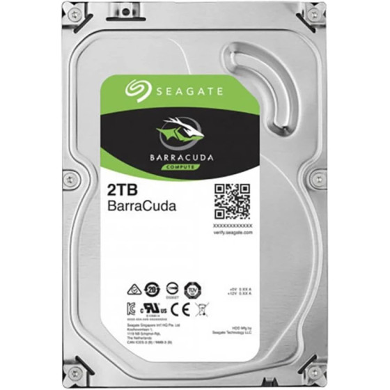 Disque dur interne Seagate BarraCuda 2To 3.5" HDD (ST2000DM008)
