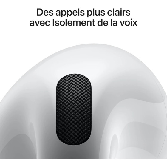 Écouteurs Apple AirPods 4 (MXP63ZM/A)