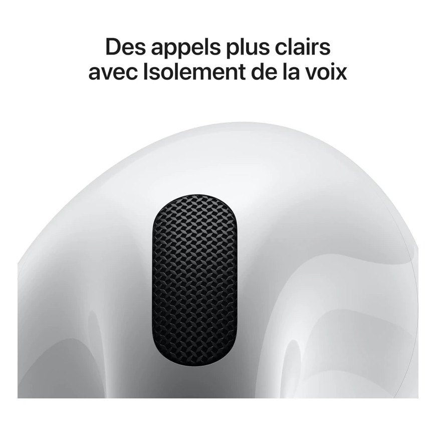 Écouteurs Apple AirPods 4 (MXP63ZM/A)