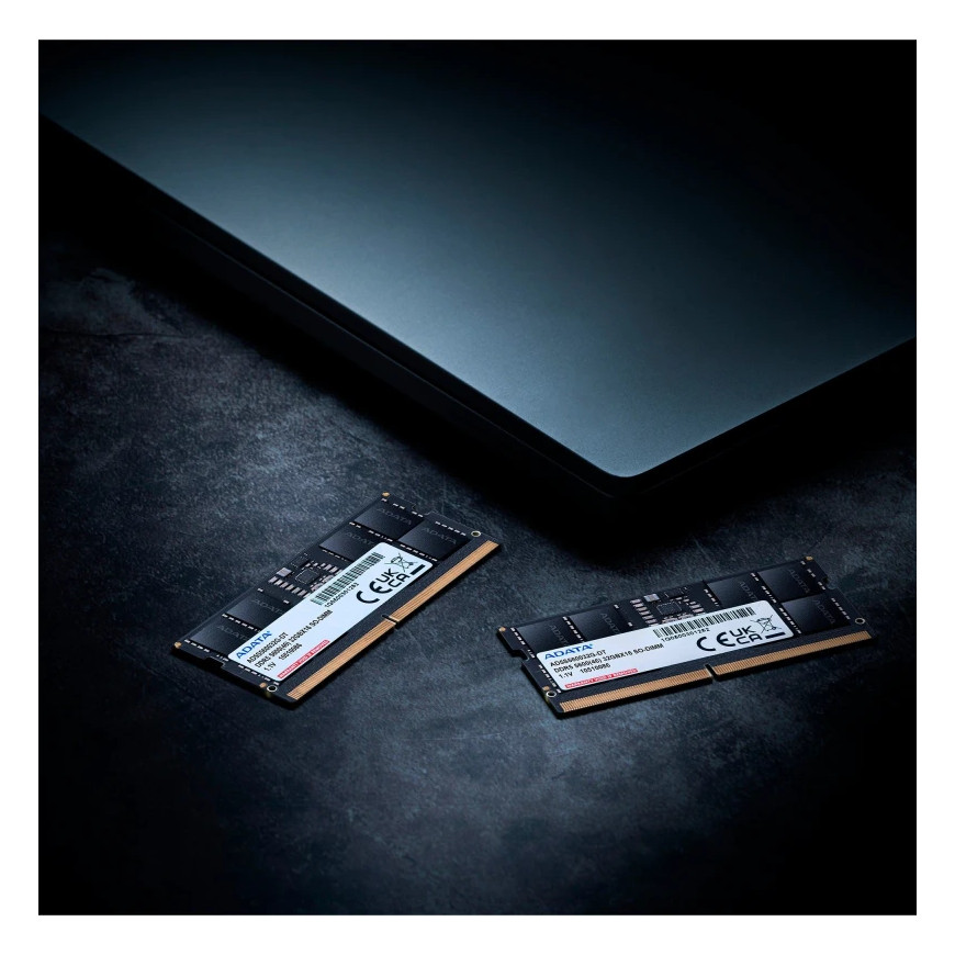 Barrette mémoire Adata SO-DIMM 8GB DDR5-5600MHz pour PC portable (AD5S56008G-S)