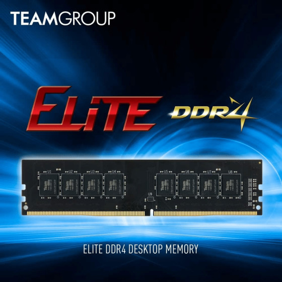 Barrette mémoire de bureau UDDIM DDR4 TEAM ELITE 16 Go 3200 CL22 (TED416G3200C2201)