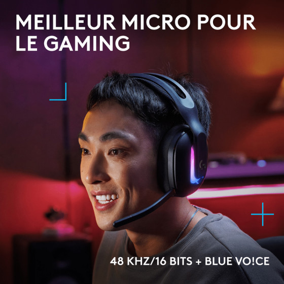 LOGITECH Casque Gaming sans Fil G522 LIGHTSPEED - Noir (981-001544)
