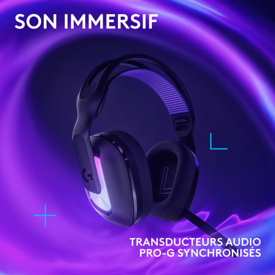 LOGITECH Casque Gaming sans Fil G522 LIGHTSPEED - Noir (981-001544)