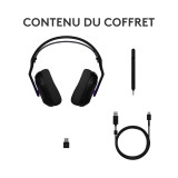 LOGITECH Casque Gaming sans Fil G522 LIGHTSPEED - Noir (981-001544)