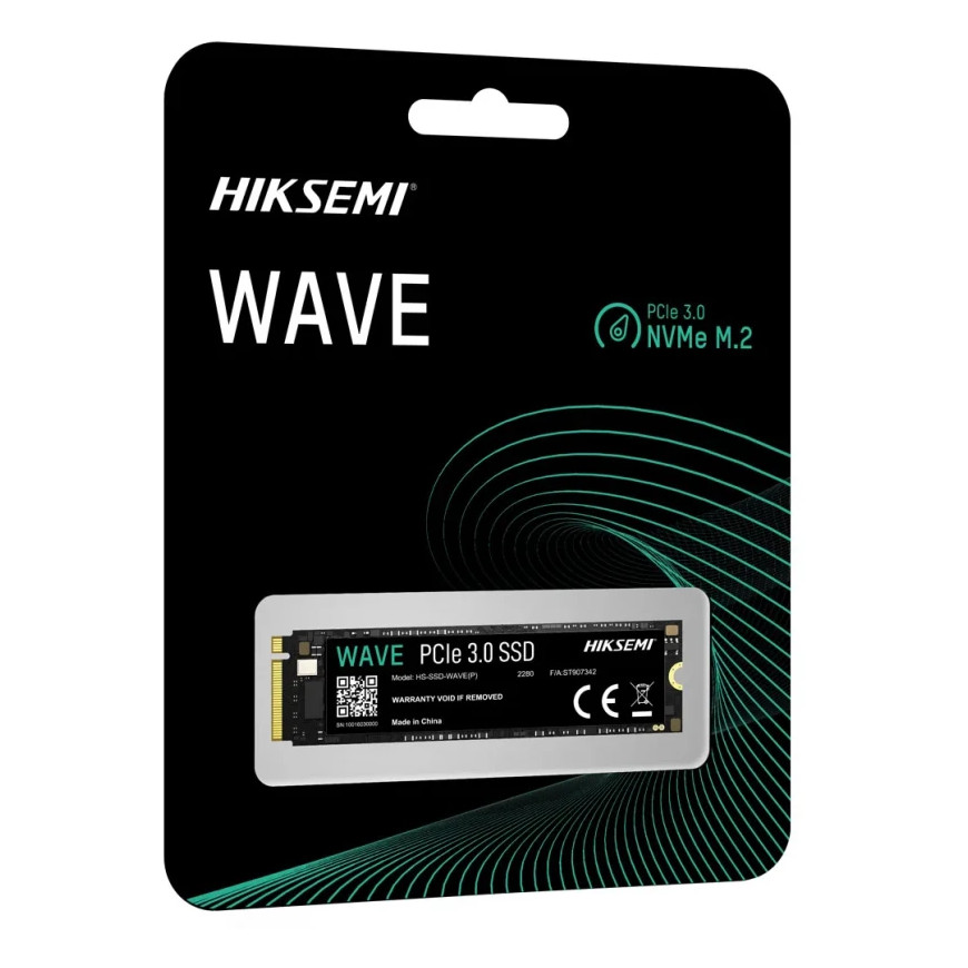 Disque Dur interne SSD Hiksemi Wave(P) M.2 2280 PCIe 3.0 NVMe 512 Go (HS-SSD-WAVE-P-512G)