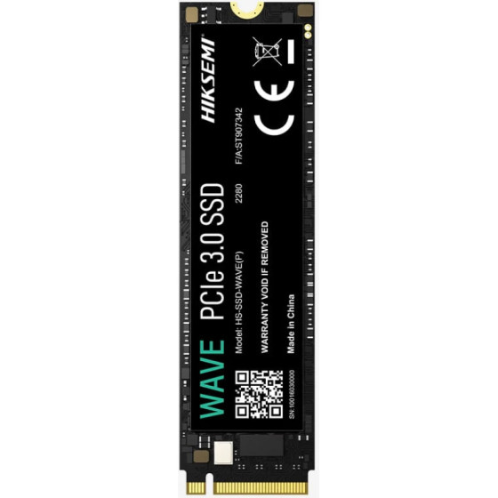 Disque Dur interne SSD Hiksemi Wave(P) M.2 2280 PCIe 3.0 NVMe 512 Go (HS-SSD-WAVE-P-512G)