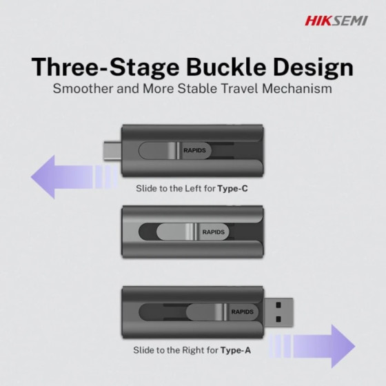 Clé USB HIKSEMI S560 1 To USB 3.2 Métal (HS-USB-S560-1TB-U3)