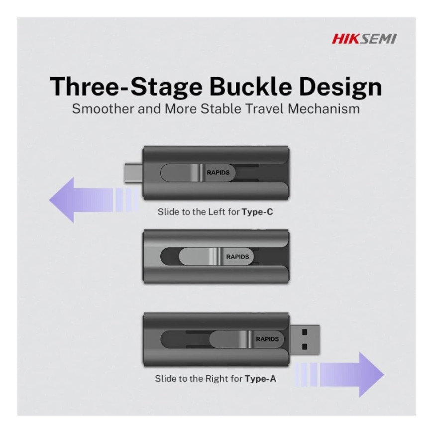 Clé USB HIKSEMI S560 1 To USB 3.2 Métal (HS-USB-S560-1TB-U3)