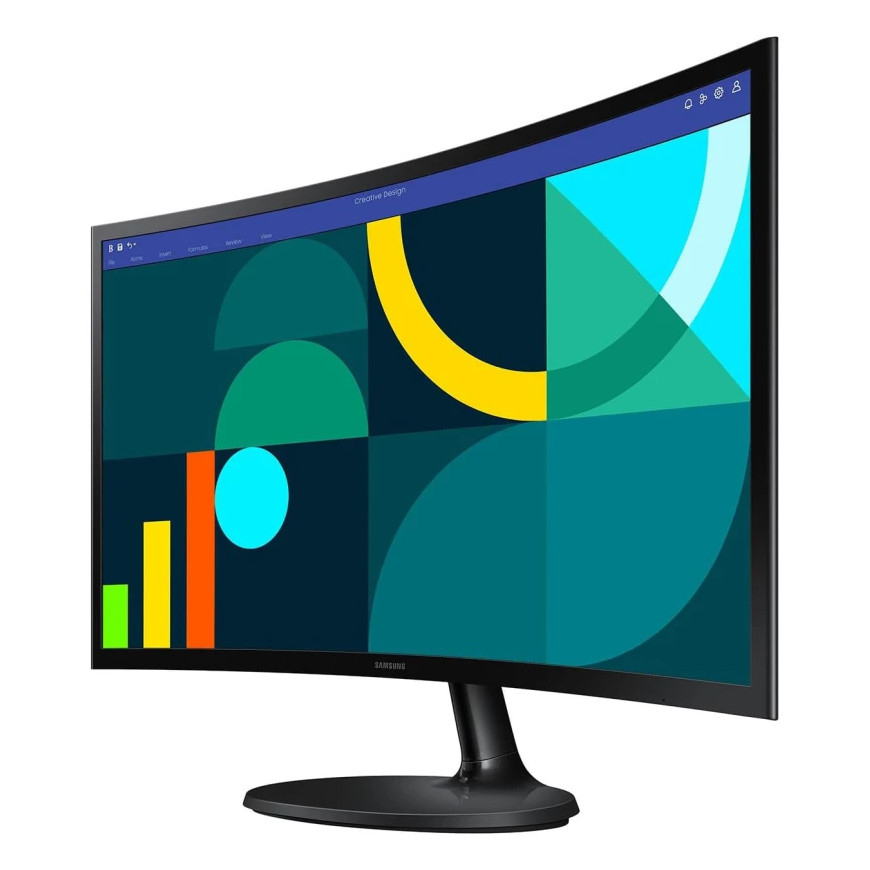 Écran Samsung série D 24'' Curved Full-HD VA 100Hz 4ms GTG Narrow Border Eye-Care (LS24D362GAMXUE)