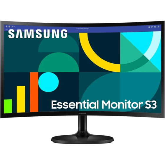 Écran Samsung série D 24'' Curved Full-HD VA 100Hz 4ms GTG Narrow Border Eye-Care (LS24D362GAMXUE)