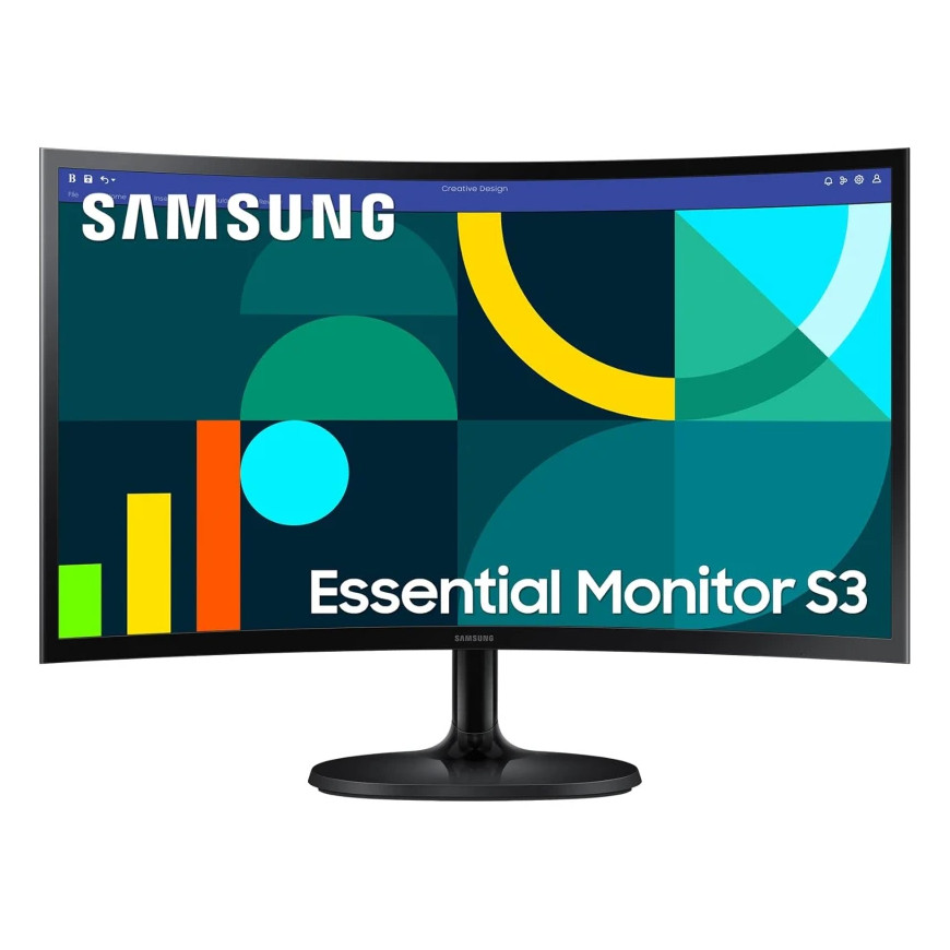 Écran Samsung série D 24'' Curved Full-HD VA 100Hz 4ms GTG Narrow Border Eye-Care (LS24D362GAMXUE)