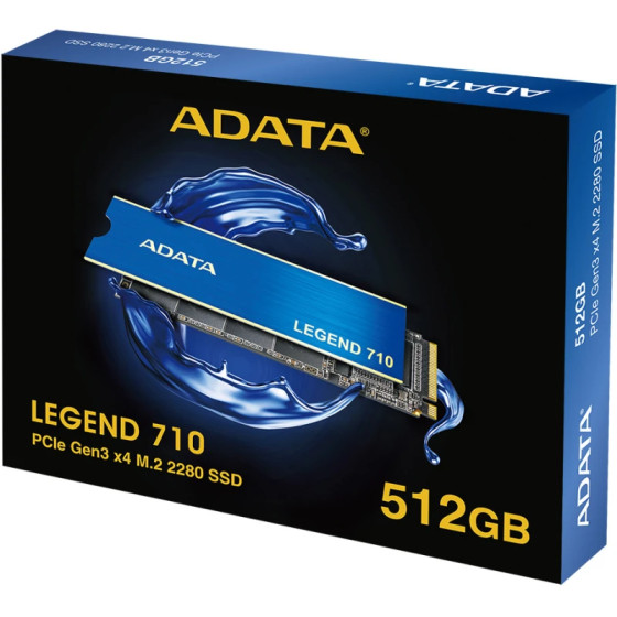 Disque dur interne Adata Legend 710 512Go M.2 NVMe (ALEG-710-512GCS)