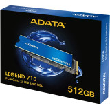 Disque dur interne Adata Legend 710 512Go M.2 NVMe (ALEG-710-512GCS)