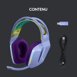 Logitech G733 Lightspeed Casque - Lilas (5099206089549)(981-000890)